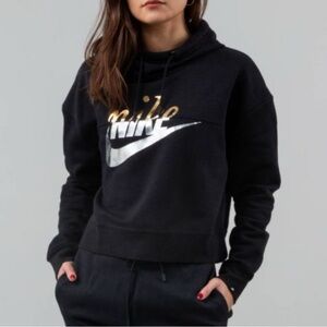 NIKE SPORTSWEAR RALLY CROP HOODIE